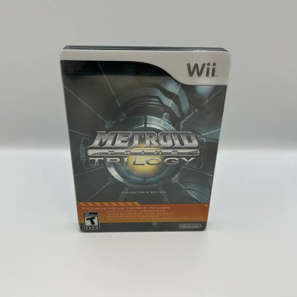 Metroid Prime Trilogy Collector's Edition (Nintendo Wii) - CIB w/ Steelbook